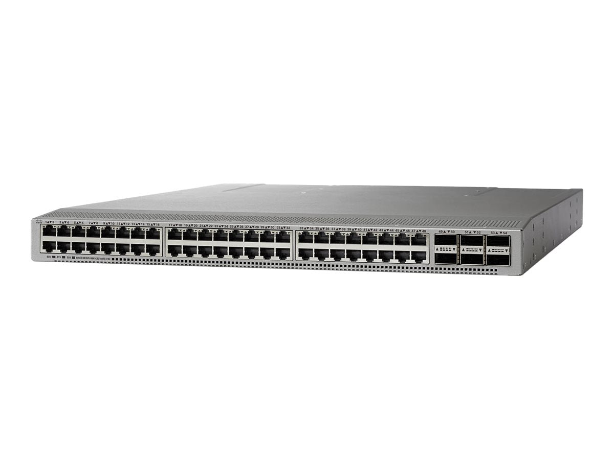 CISCO Nexus 9300 with 48p 100M/1/10GT and 6p 40/100G QSFP28+