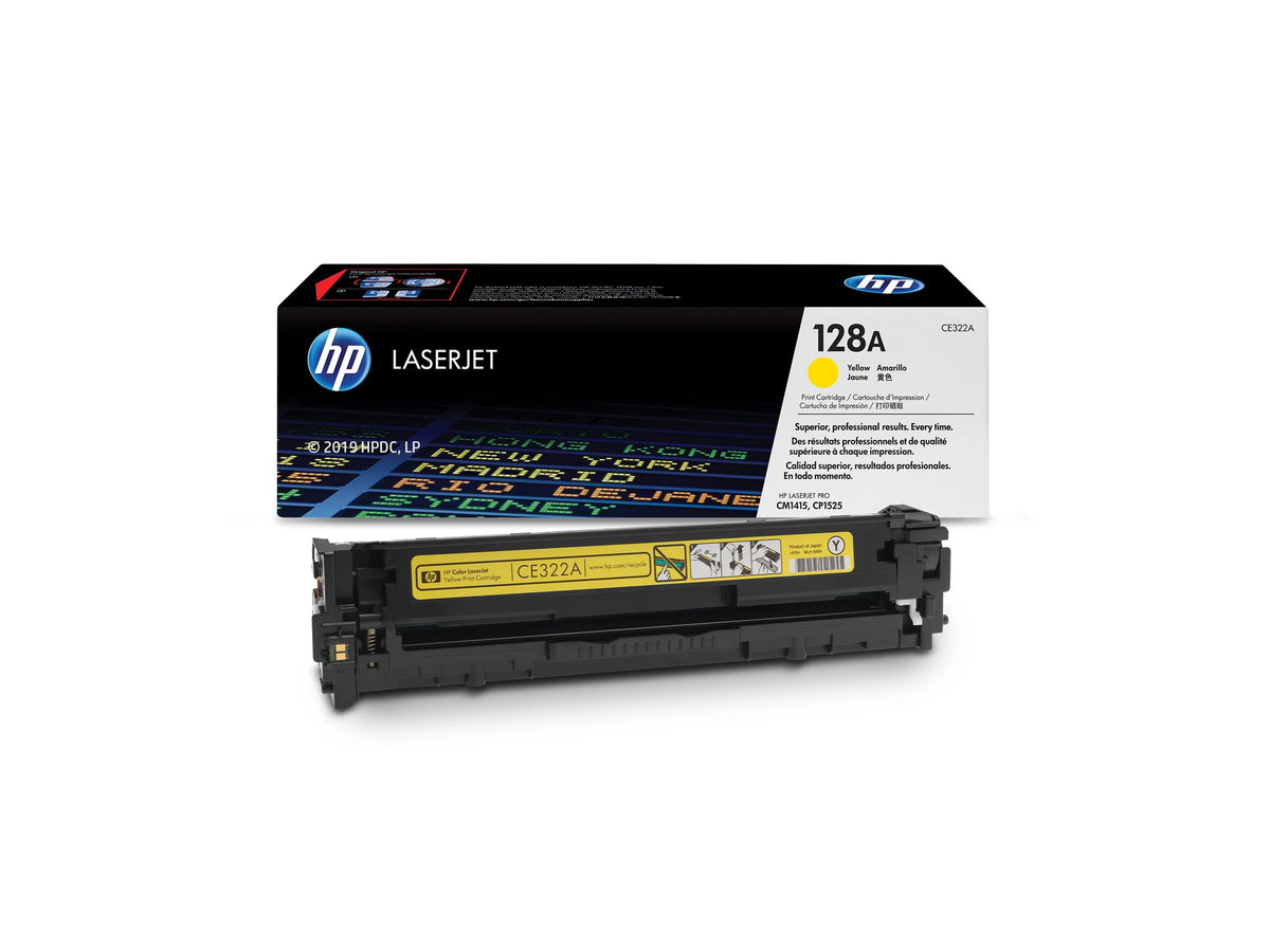 HP 128A original LaserJet Toner cartridge CE322A yellow standard capacity 1.300 pages 1-pack