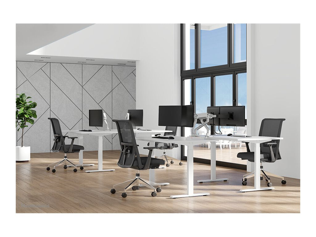 NEOMOUNTS DS70S-950WH2 Support dÃ©cran Ã  fixer 17-35p - ressort Ã  gaz - Topfix - arrÃªt 180