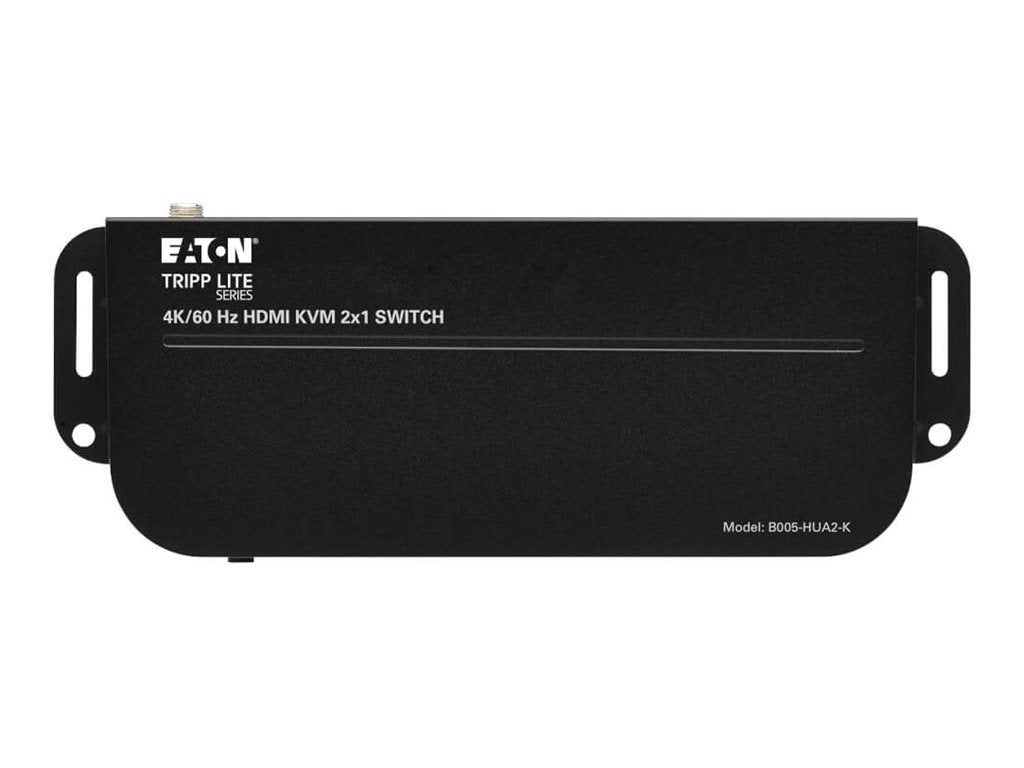 EATON TRIPPLITE HDMI KVM 2-Port 4K 60Hz 4 4 4 HDR HDCP 2.2 Support IR Remote and USB Cables KVM/audio/USB switch 2 x KVM