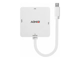 LINDY Adaptateur Mini DP 1.2 vers HDMI 4K30 DVI VGA