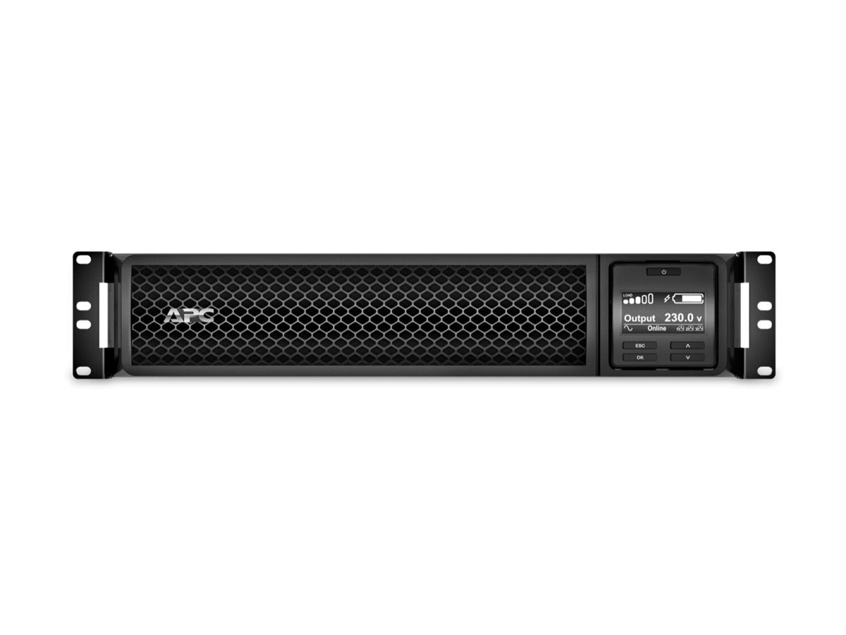 APC Smart-UPS SRT 1000VA RM UPS rack-mountable AC 230V 1000Watt 1000VA RS-232 USB output connectors 6 PFC 2U Black