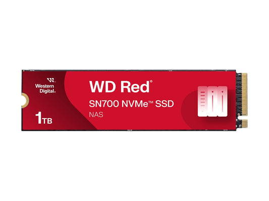 WD Red SSD SN700 NVMe 1To M.2 2280 PCIe Gen3 8Gb/s internal drive for NAS devices