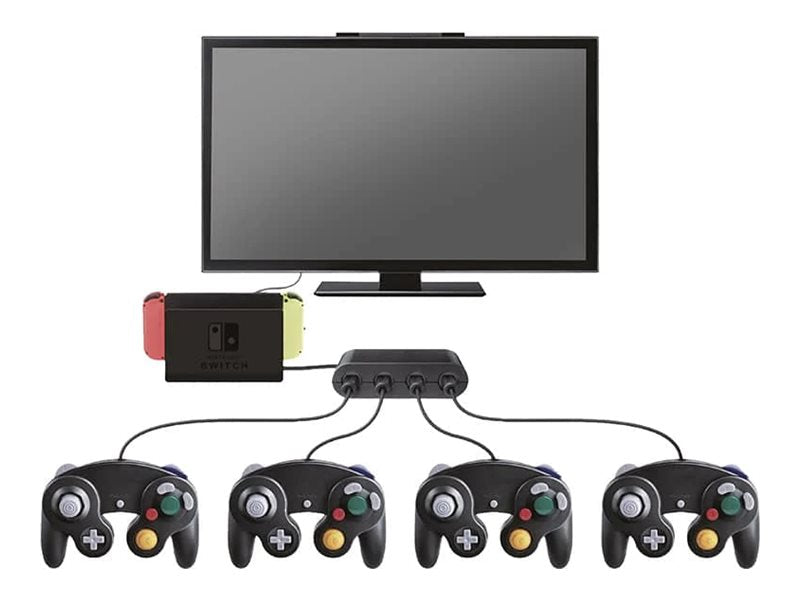 STEELPLAY - GAMECUBE CONTROLLERS ADAPTER SWITCH