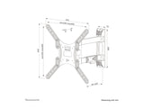 NEOMOUNTS WL40-550BL14 Support pour écran mural 32-55p - orientable - installation facile