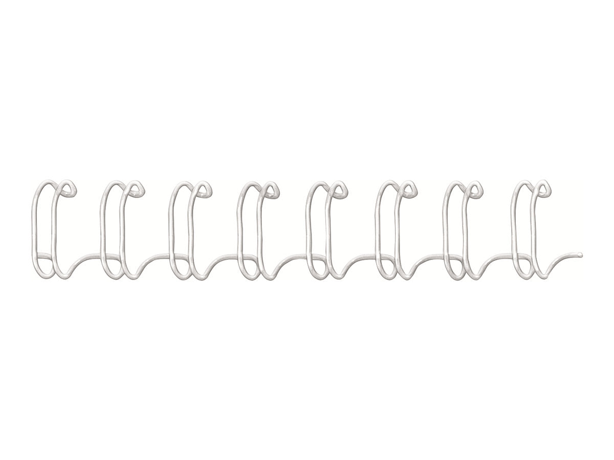 FELLOWES rel metall 34 boucles 8mm blanc