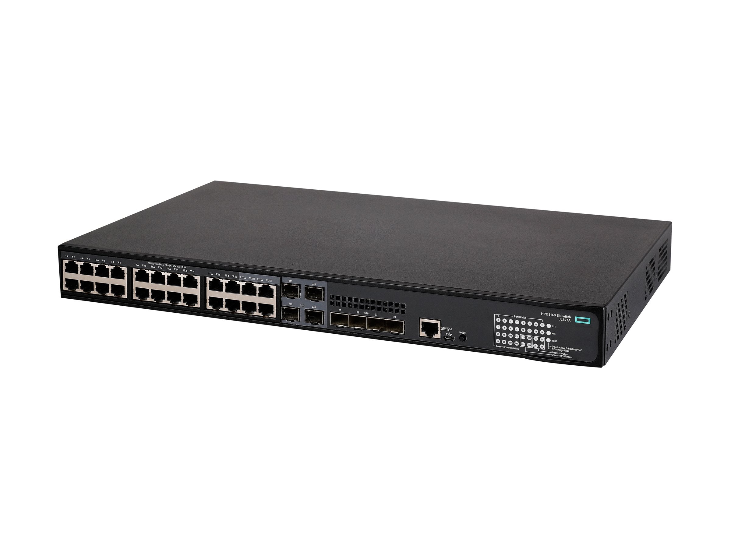 HPE FlexNetwork 5140 24G PoE+ 4SFP+ EI Switch Europe - English