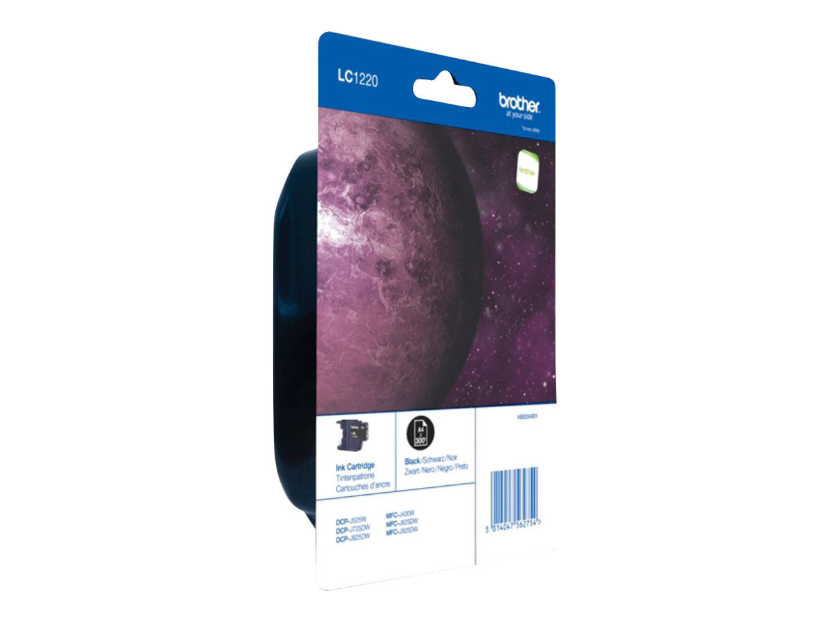 BROTHER LC-1220 cartouche d encre noir capacité standard 300 pages 1-pack blister sans alarme