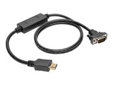 EATON TRIPPLITE HDMI to VGA Active Adapter Cable HDMI to Low-Profile HD15 M/M 3ft. 0.9m
