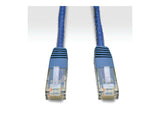 EATON TRIPPLITE Cat6 Gigabit Molded UTP Ethernet Cable RJ45 M/M Blue 1ft. 0.31m