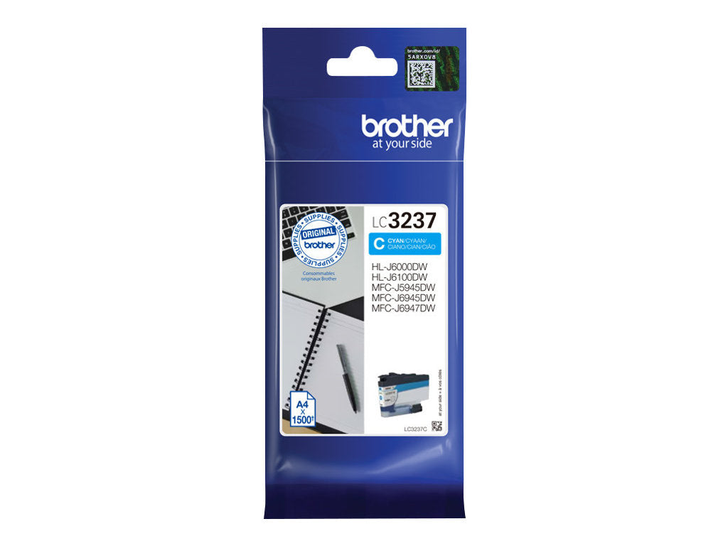 BROTHER LC-3237C Cyan Ink 1500 pages