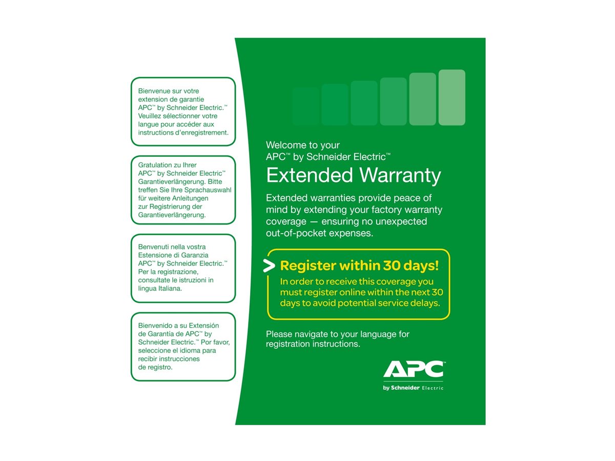 APC 1 Year Extended Warranty in a Box - Renewal or High Volume