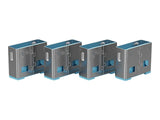 LINDY Clé USB et 4 bloqueurs de ports USB Bleu
