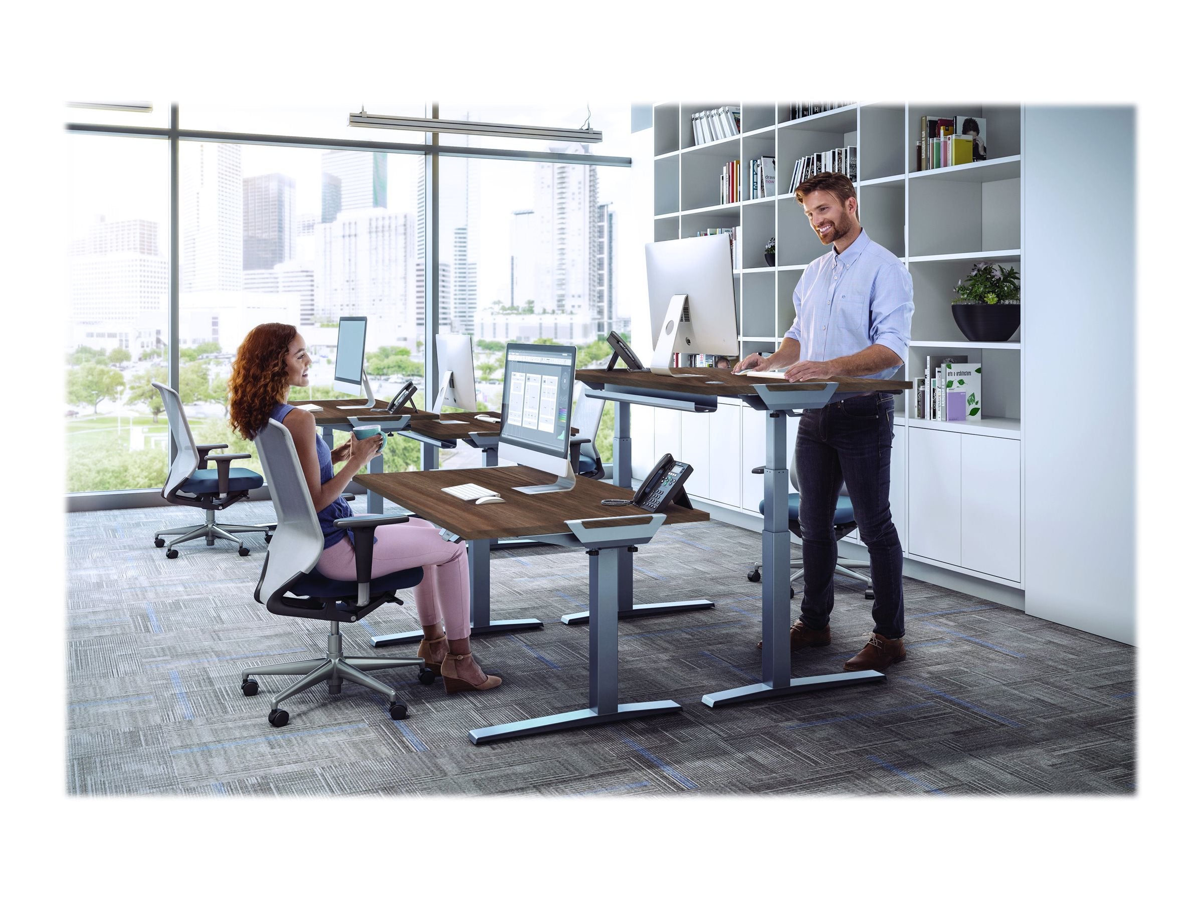 FELLOWES LEVADO PLATEAU SEUL NOYER 180CM X 80CM