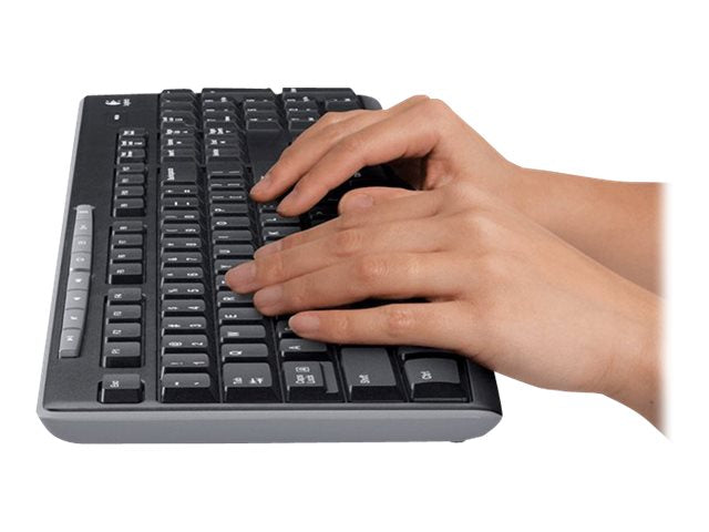 Logitech MK270 clavier Souris incluse Maison RF sans fil QWERTY US International Noir