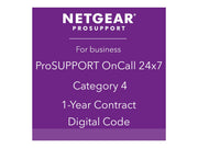 NETGEAR Pack ProSUPPORT 1 an OnCall 24/7 Catégorie 4