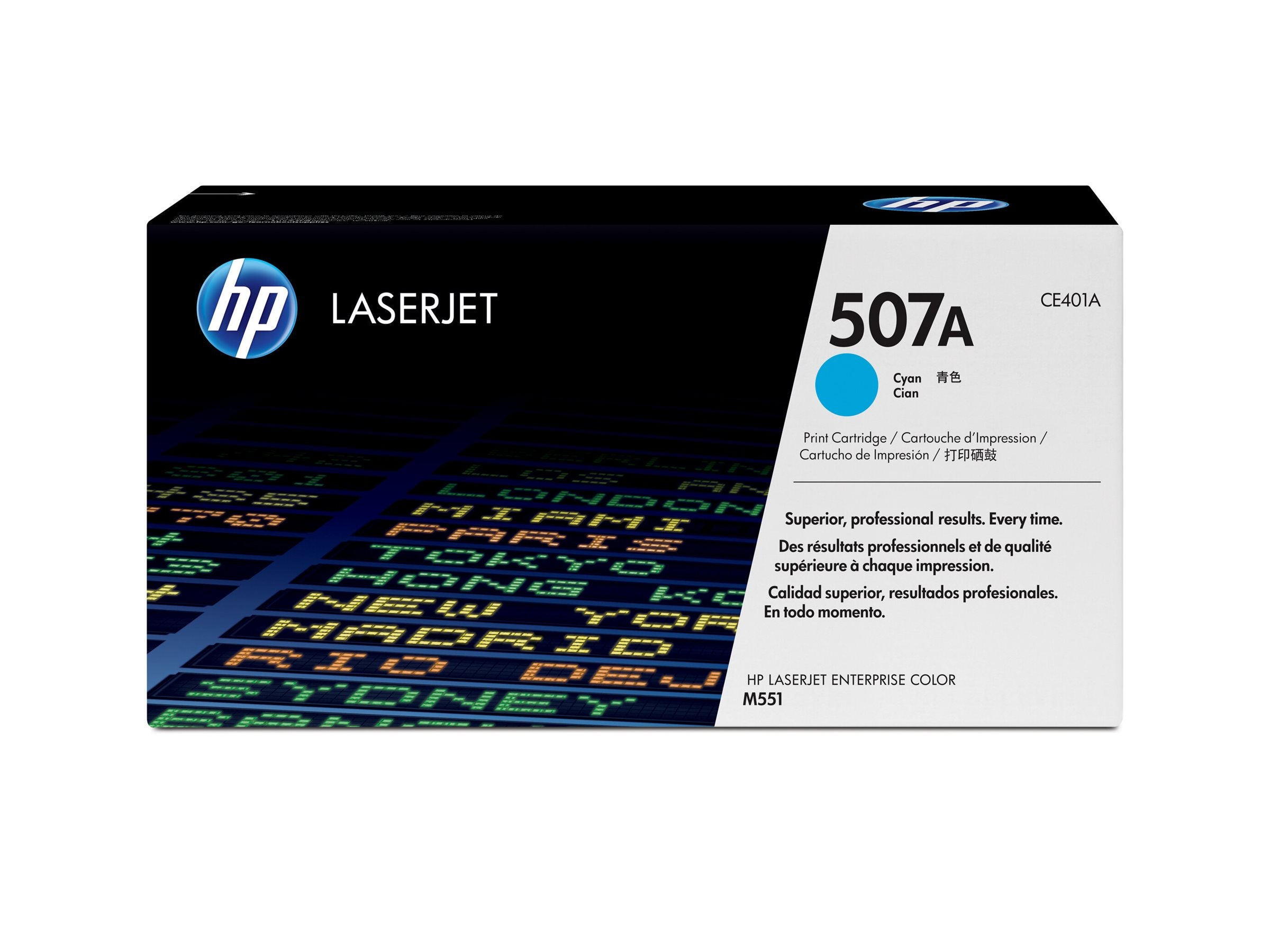 HP 507A original original Toner cartridge CE401A cyan standard capacity 6.000 pages 1-pack