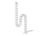 NEOMOUNTS Cable Spine Organizer for sit/stand desk frames magnet mounted white