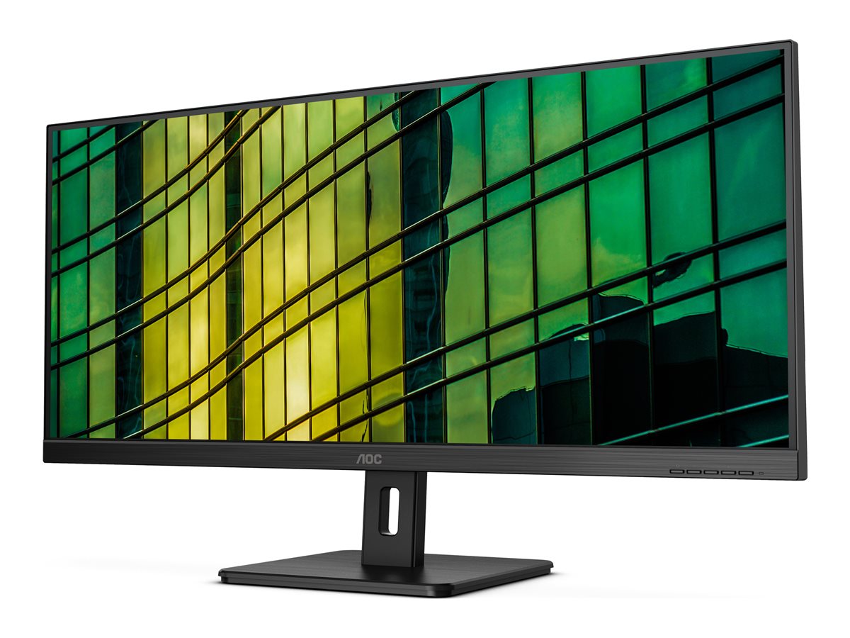 AOC U34E2M Écran LED - 34p - 3440 x 1440 WQHD 100 Hz - VA - 300 cd/m² - 4000:1 - 4 ms - 2xHDMI, DisplayPort - noir