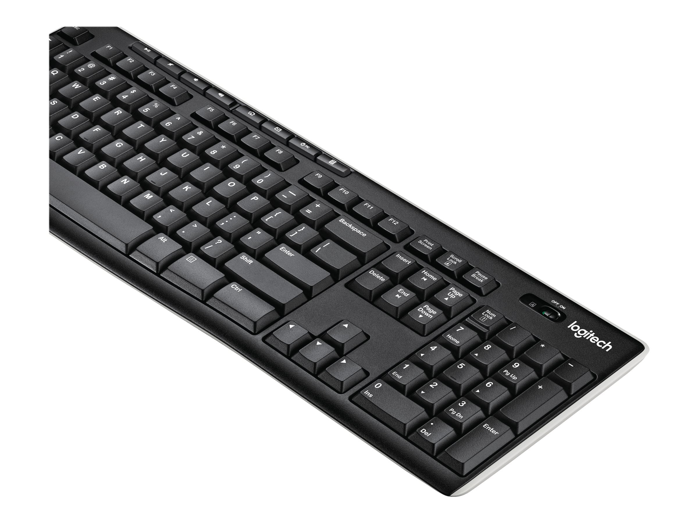 Logitech K270 clavier Universel RF sans fil QWERTY Néerlandais Noir