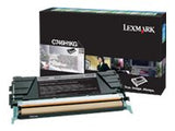 LEXMARK C746, C748 cartouche de toner noir capacité standard 12.000 pages pack de 1 - retour program