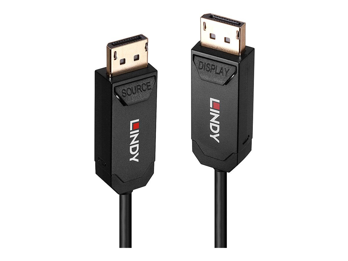 LINDY 30m Fibre Optic Hybrid DP 2.0 UHBR10 Cable