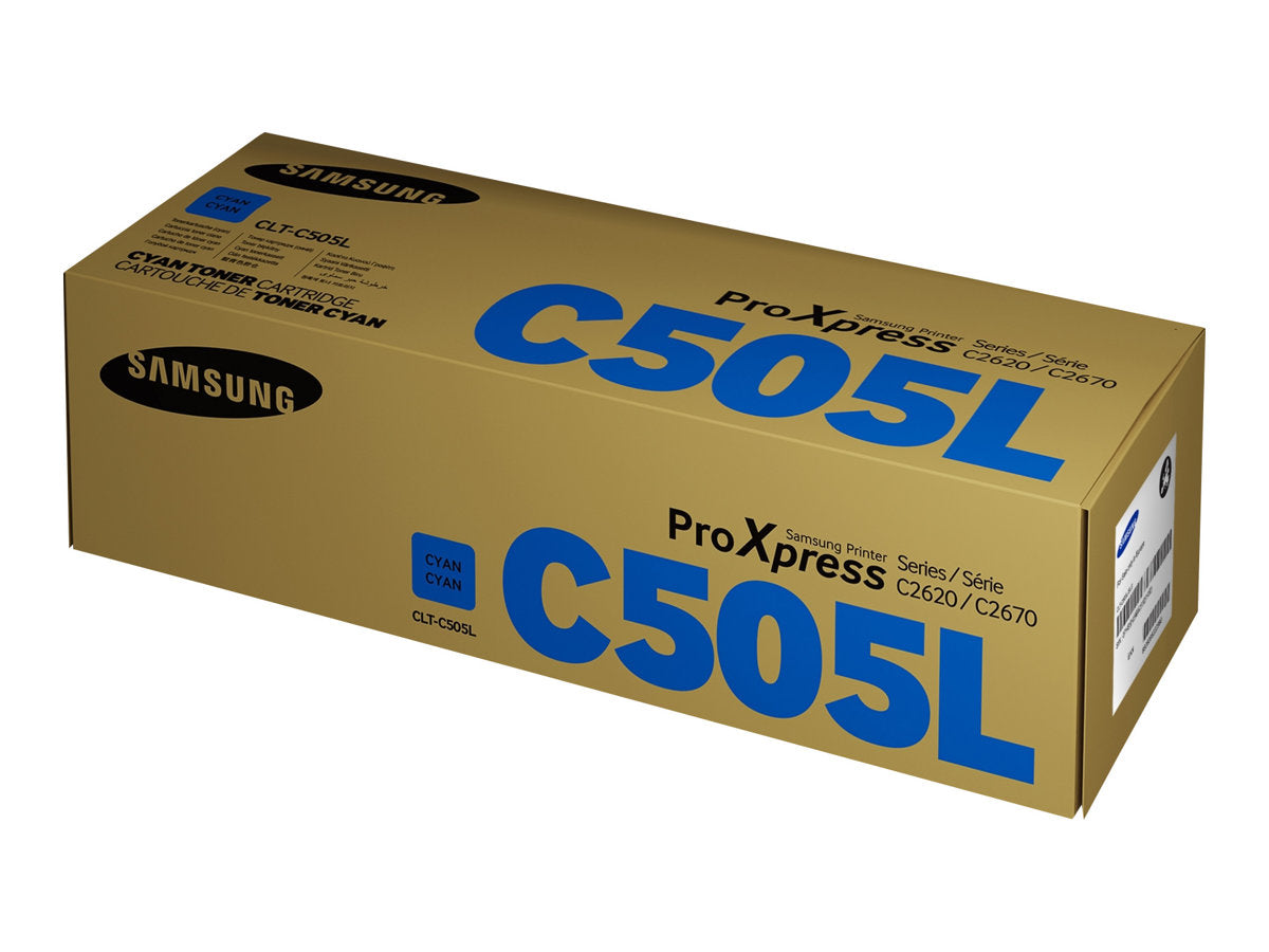 SAMSUNG original Toner cartridge LT-Cartridge505L/ELS High Yield Cyan Toner cartridge SU035A