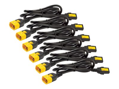 APC Power Cord Kit 6 ea Locking C13 to C14 - 0.6M
