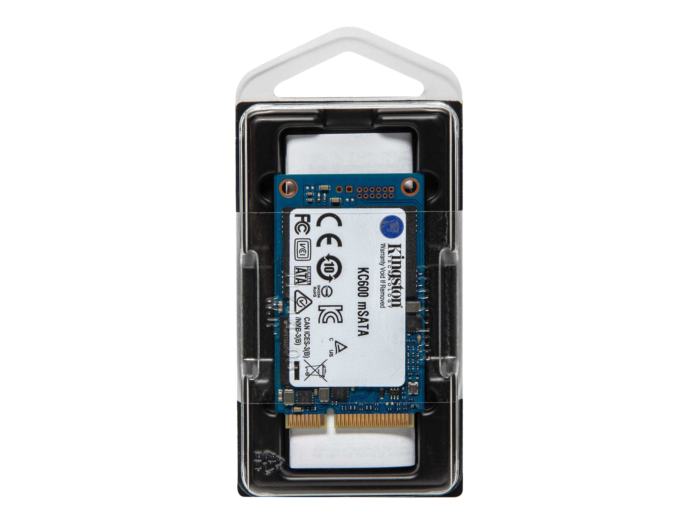 KINGSTON KC600 1024Go SATA3 mSATA SSD