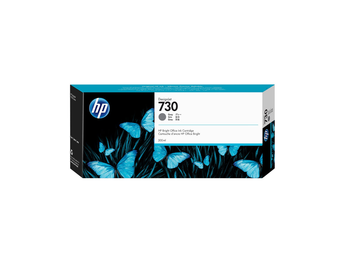 HP 730 300 ml Gray Ink Cartridge