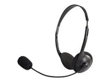 MCL Casque micro avec contrôle du volume - Jack 4 contacts