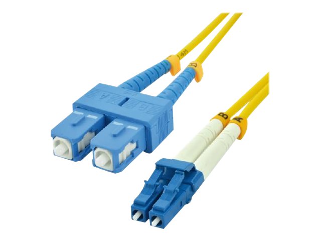 MCL Jarretière optique OS2 duplex monomode 9/125 OD 2 - SC / LC 2m