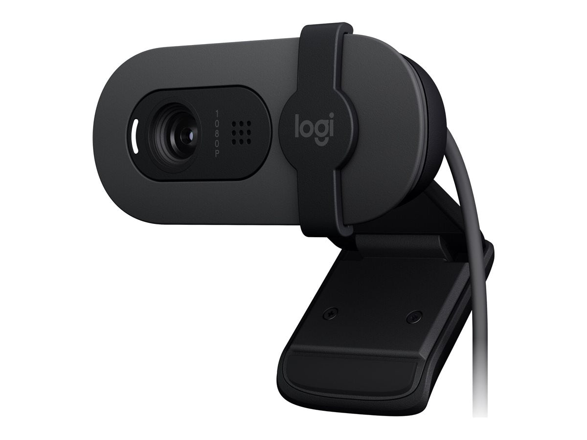 LOGITECH BRIO 105 Webcam colour 2 MP 1920 x 1080 720p 1080p audio wired USB
