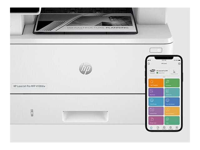 HP LaserJet Pro MFP 4102fdn MFP Mono laser 38ppm Copy 40ppm Print 350sheets LAN USB USB imprimante A4 multifonction laser monochrome