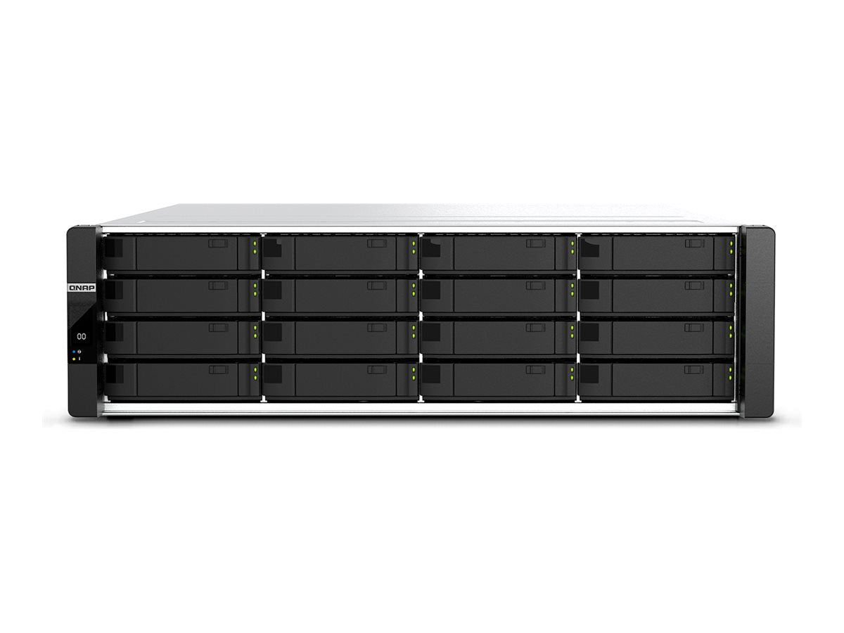 QNAP ES1686dc-R2-2123IT-64G 16-Bay NAS Intel Xeon D-2123IT 32Go RDIMM ECC DDR4 RAM Redundant Power Supply