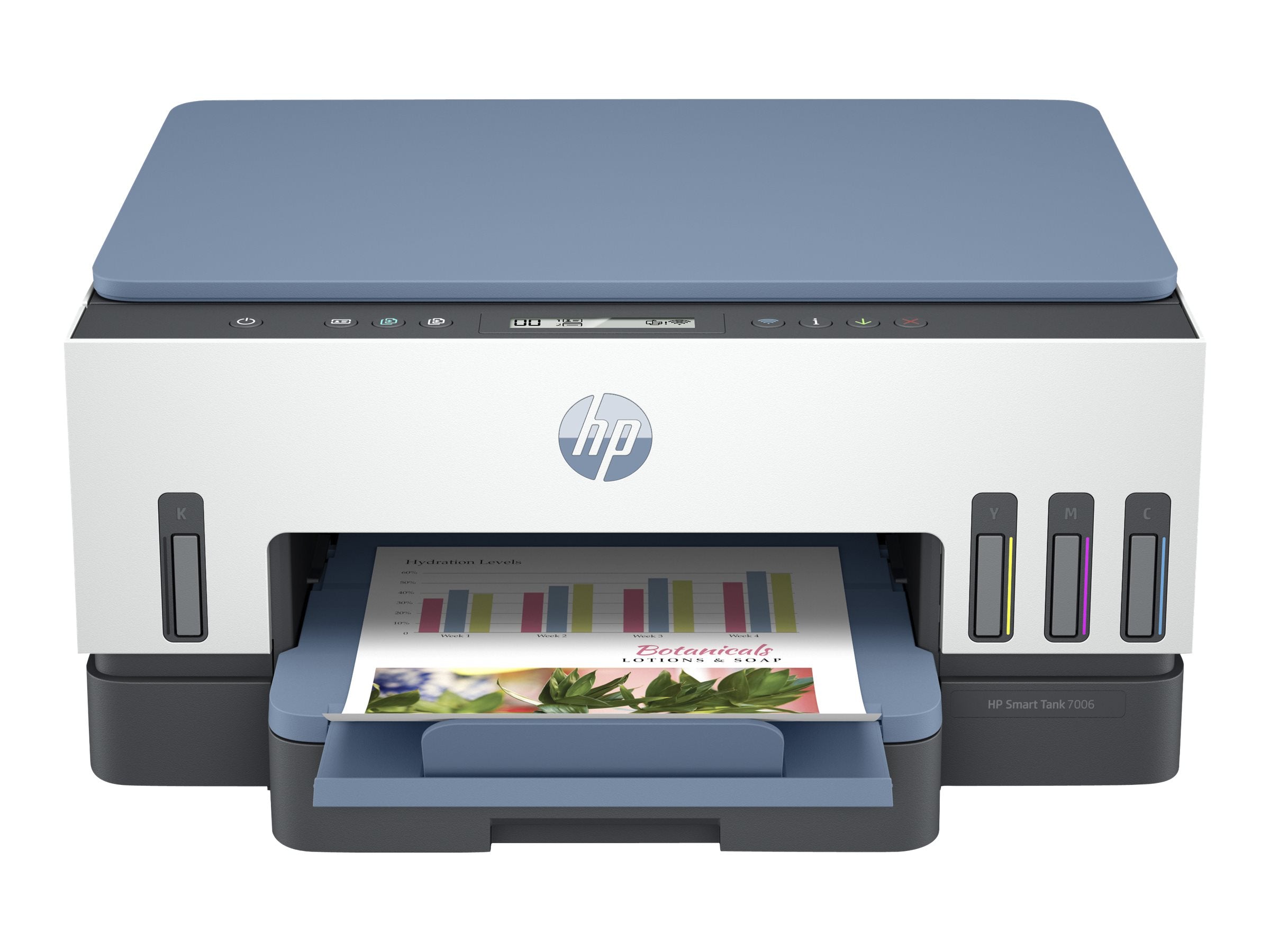 HP Smart Tank 7006 All-in-One MFP colour inkjet refillable 216x297mm A4 13ppm Copy 15ppm Print 250sheets USB Wi-Fi Bluetooth