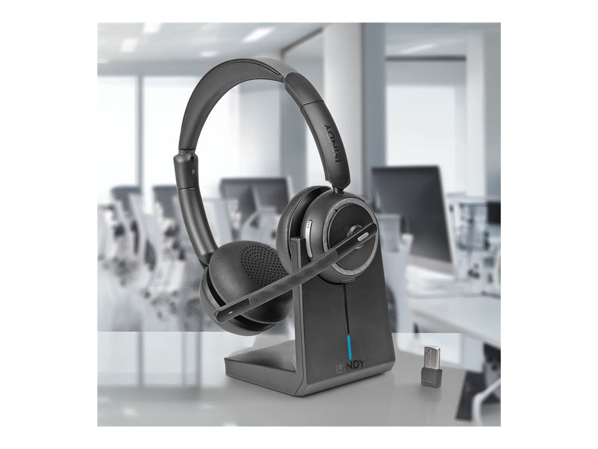 LINDY L118 Casque sans fil à réduction de bruit