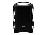 SILICON POWER External HDD Armor A30 2To 2.5p USB 3.2 Anti-shock Black MIL-STD 810F Method 516.5 Procedure IV LED light