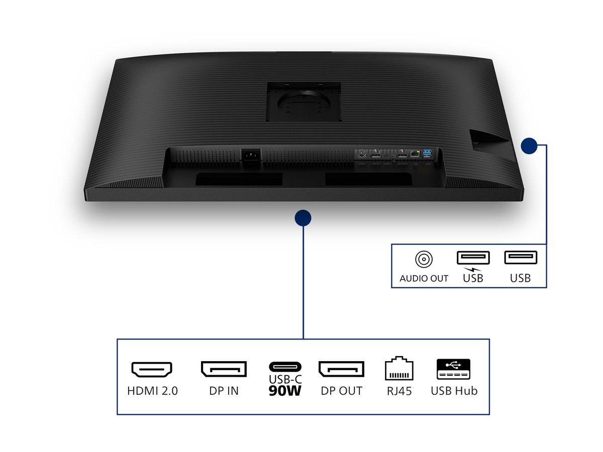 PHILIPS 32B2U3601/00 31.5p QHD IPS 100Hz 16:9 HDMI 2.0 DP 1.4 USB-C