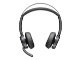 POLY Voyager Focus 2 USB-C Headset Sans fil Arceau Bureau/Centre d'appels Bluetooth Noir