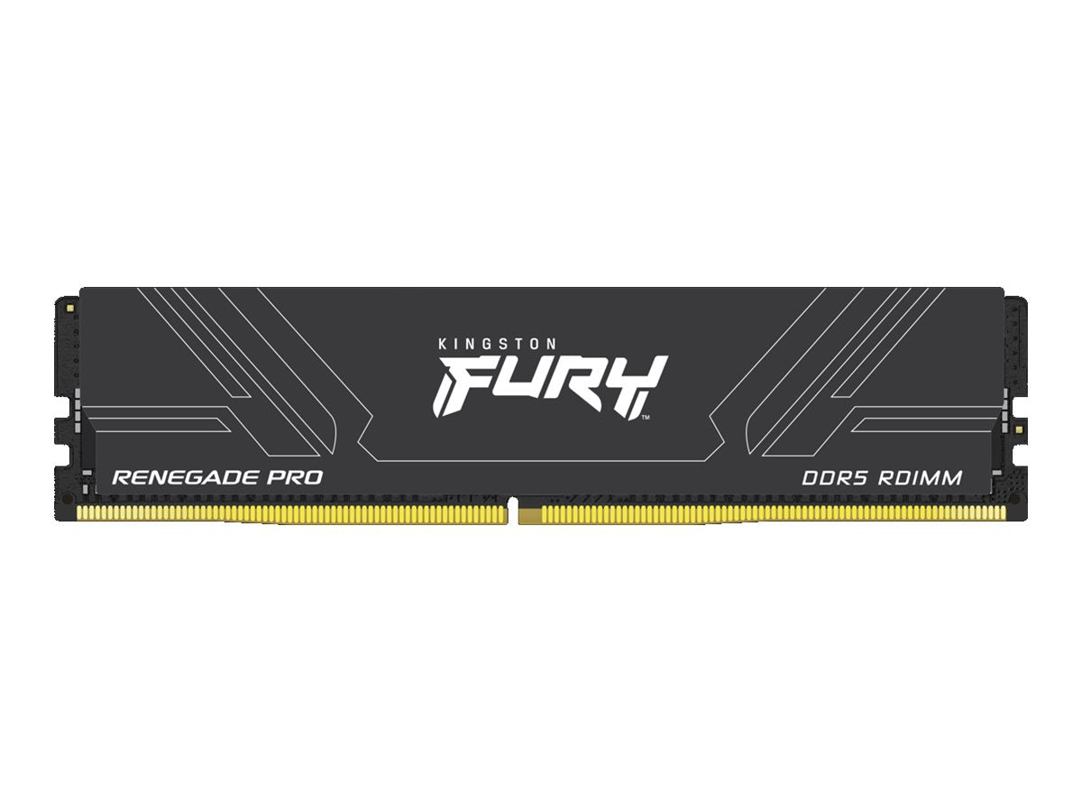 KINGSTON 128Go 7200MT/s DDR5 ECC Reg CL38 DIMM kit de 4 1Rx8 FURY Renegade Pro Black