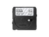 BROTHER 12MM BTAG131 Tape Black on Transparent