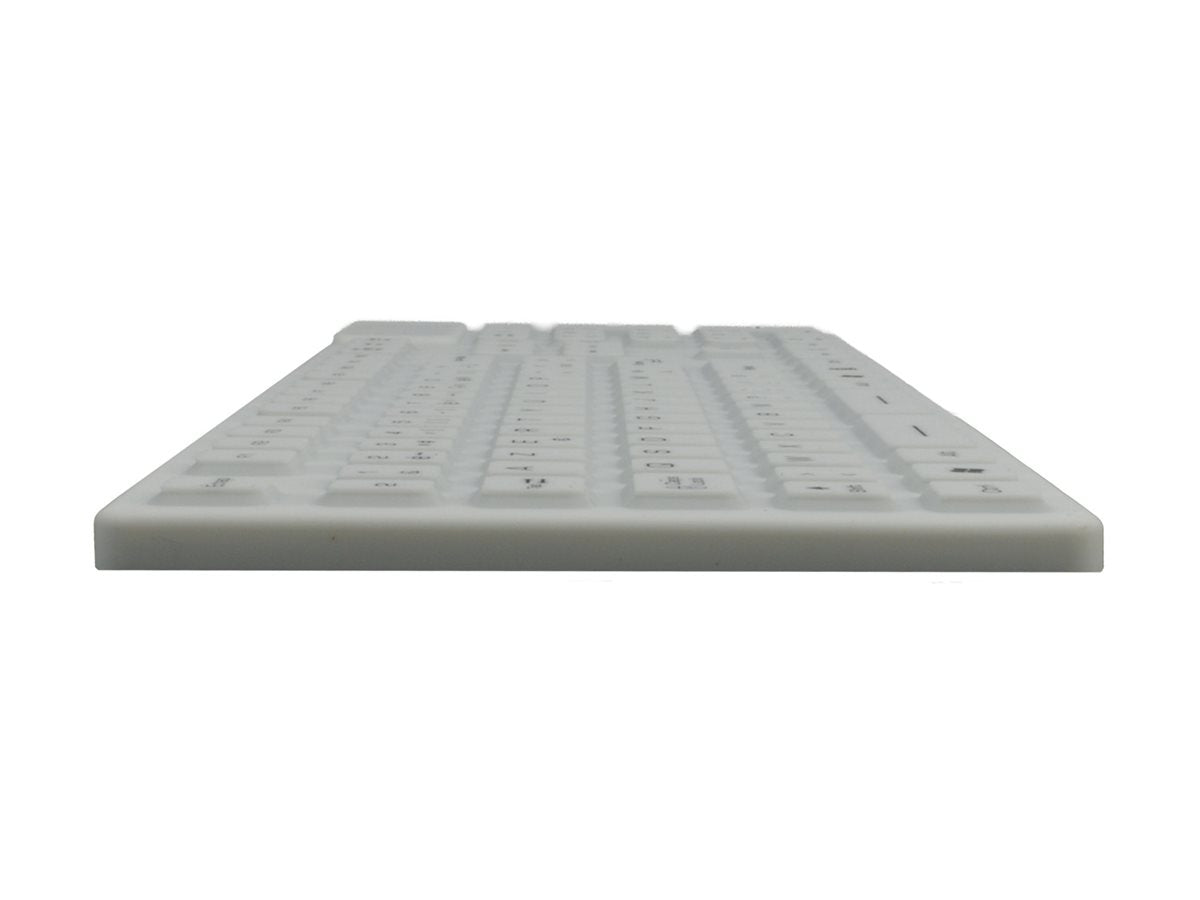 MCL-SAMAR Clavier étanche filaire en silicone - Blanc
