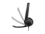 LOGITECH H390 USB-C Computer Headset Midnight Black