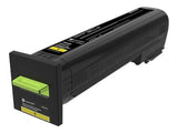 LEXMARK CX825 CX860 Cartouche de toner Return Programme très haute capacité Jaune 22K
