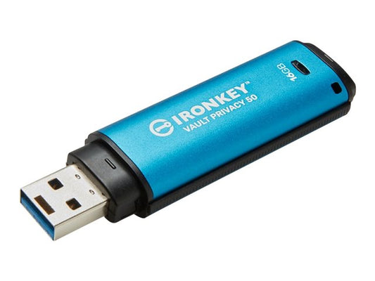 KINGSTON 16Go IronKey Vault Privacy 50 USB AES-256 Encrypted FIPS 197