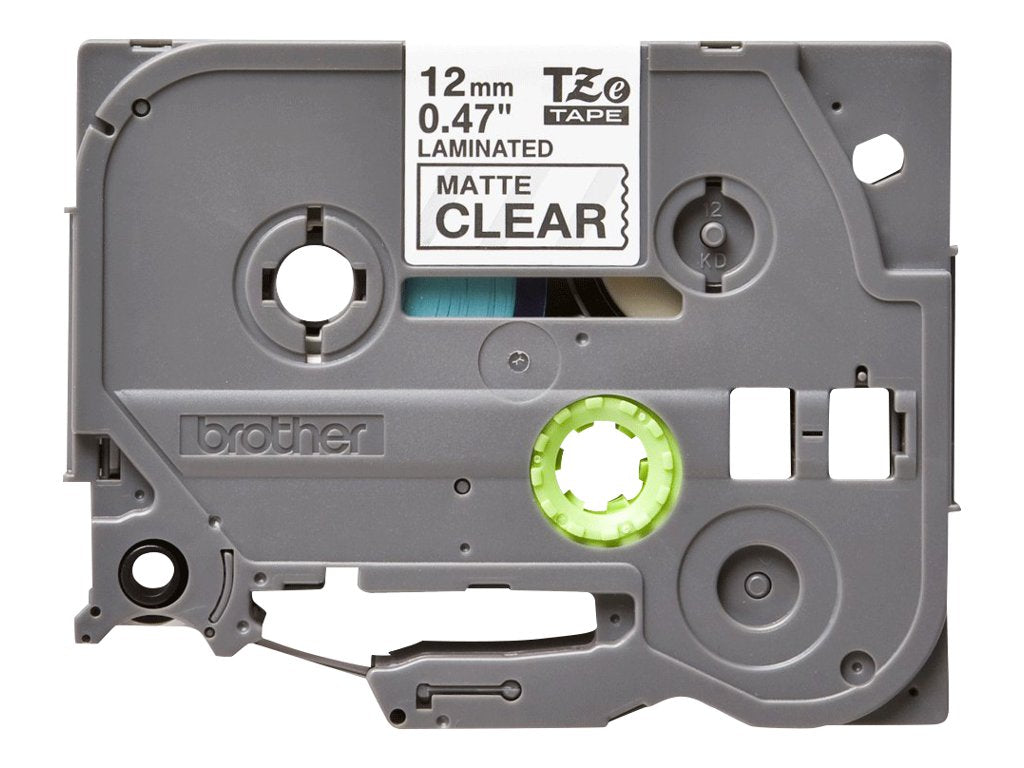 BROTHER P-TOUCH TZE-M31 noir sur clear-matt 12mm