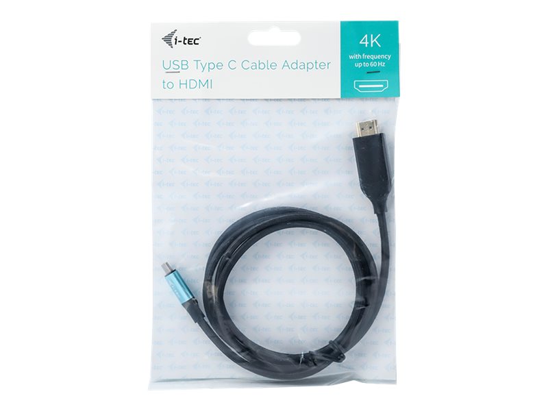 I-TEC USB C HDMI Cable Adapter 4K 60Hz 200cm compatible with Thunderbolt 3