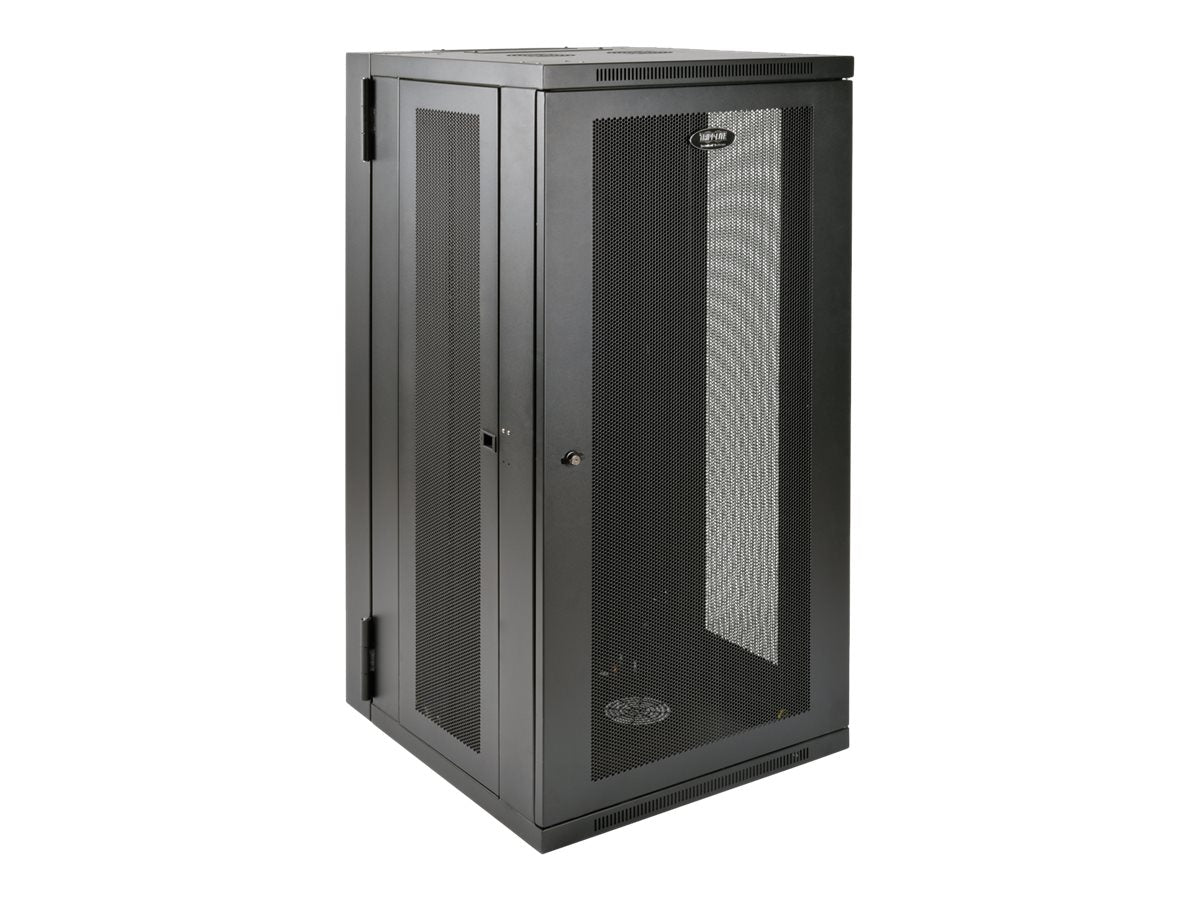 EATON TRIPPLITE 26U Wall Mount Rack Enclosure Server Cabinet Swinging Hinged Door Deep Rack cabinet wall mountable Black 26U 19