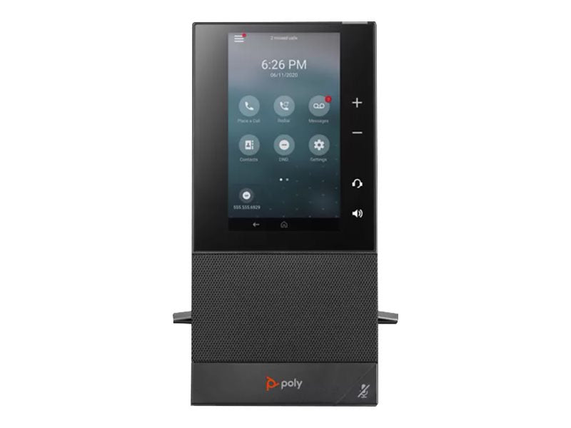 HP Poly CCX 500 Business Media Phone with Open SIP and PoE-enabled téléphone fixe Noir 24 lignes LCD